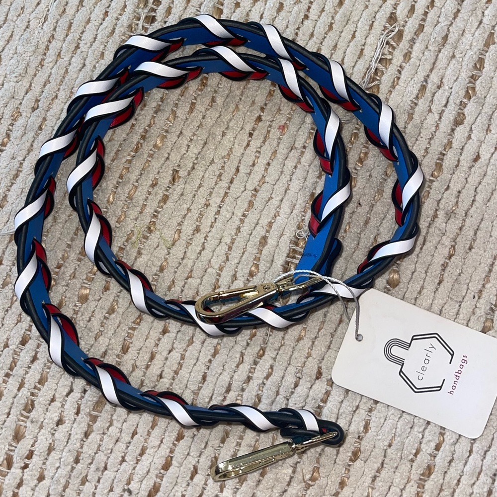 New braided purse strap by Clearly Handbags